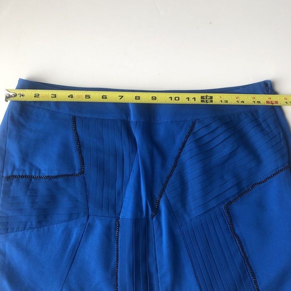 Twelve By Twelve Embellished Mini Skirt Blue Medium - Picture 8 of 12